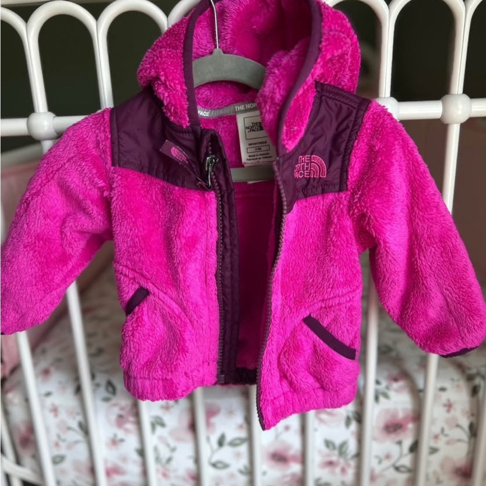 The North Face Magenta Fleece Hoodie